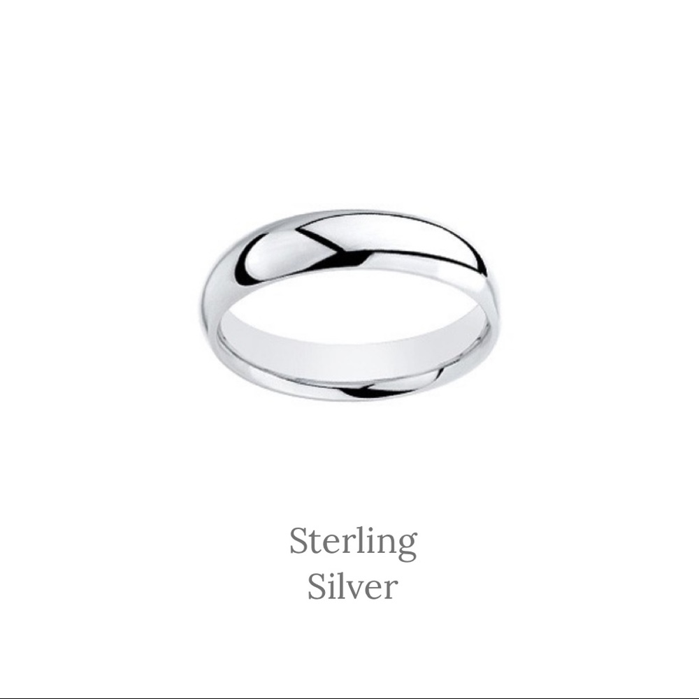 ✨HP✨🆕Sevil | Minimalist Sterling Silver 5-mm Band Ring.